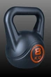 Гиря вінілова для фітнесу та силових тренувань Power Muscle 8 кг (сіро-помаранчева) - зображення 3