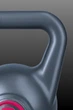 Гиря виниловая для фитнеса и силовых тренировок Power Muscle 2 кг (серо-розовая) - изображение 4