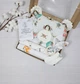 Подарочный набор для малышей пеленками, подушкой и грызуном a.l.babybox Лесные жители - изображение 1