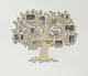 Фотоколлаж настенный The Frame Depot Семейное дерево ручной работы на 12 фото Бежевый (tree_many_leaves_l) - изображение 1