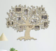 Фотоколлаж настенный The Frame Depot Семейное дерево ручной работы на 12 фото Бежевый (tree_many_leaves_l) - изображение 2