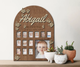 Фотоколлаж деревянный The Frame Depot для первого года ребенка на 13 фотографий Коричневый (first_year_butterfly) - изображение 2