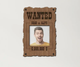 Фоторамка The Frame Depot с плакатом Разыскивается Живой или мертвый на 1 фото Коричневый (wanted_6x6) - изображение 1