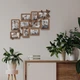 Фоторамка-колаж The Frame Depot Бабочки настенная деревянная на 10 горизонтальных и вертикальных фото Коричневый (butterfly) - изображение 1