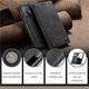 Чохол-книжка CaseMe із нубуку для Xiaomi 11T/Pro Чорний - зображення 6