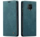 Чохол-книжка CaseMe із нубуку для Xiaomi Redmi Note 9s/Pro Бірюзовий - зображення 2
