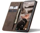 Чохол-книжка CaseMe із нубуку для Samsung Galaxy S20 FE Темно-коричневий - зображення 7