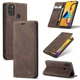 Чохол-книжка CaseMe із нубуку для Samsung Galaxy M30s/M21 Темно-коричневий - зображення 3