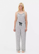 Жіноча піжама Primark Primark JPrinted Cami Pyjama Set L Комплект для дому та сну Білий (8556) - зображення 2