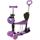 Детский самокат с сиденьем Bambi SC20139 V, со светящимися колесами (SC20139 Violet-RT) - изображение 2