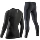Комплект вовняної термобілизни чоловічої X-BIONIC Symbio Merino Set XM-YTB2W24M+XM-YPP2W24M-B001 Opal/Black M - зображення 12