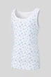 Майка для дівчинки Pepperts IAN 370660_2104 134-140 см 8-10 років Біла в квіточку (03042415592) - зображення 1