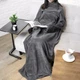 Плед - ковдра із рукавами та кишенею - Snuggle 170х140см One Size - зображення 7