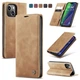 Чехол-книжка CaseMe из нубука для iPhone 14 Светло-коричневый - изображение 8