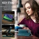 Чехол-книжка CaseMe из нубука для iPhone 15 Plus Бирюзовый - изображение 2