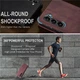 Чехол-книжка CaseMe из нубука для Samsung S23 Бордовый - изображение 12