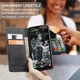 Чехол-книжка CaseMe из нубука для Samsung A25 Чёрный - изображение 5