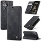 Чехол-книжка CaseMe из нубука для iPhone 16 Plus Черный - изображение 1