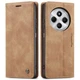 Чехол-книжка CaseMe из нубука для Xiaomi Redmi 14C Светло-коричневый - изображение 3