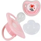Пустышка с колпачком Megazayka MGZ-0516 P силиконовая, Розовый (MGZ-0516 Pink-RT) - изображение 1