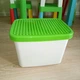 Пластиковий контейнер для іграшок Doloni 013890-02 G з кришкою, 35х27x26 см (013890-02-RT) - зображення 4