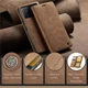 Чехол-книжка CaseMe из нубука для Xiaomi Poco X6 Pro 5G Светло-коричневый - изображение 8