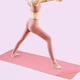 Полотенце для йоги Metr+ MS 2750 микрофибра, 183х61 см, Розовый (MS 2750 Pink-RT) - изображение 2