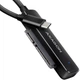 Adapter Axagon ADSA-FP2C USB-C 5Gbps SLIM 2.5" SSD/HDD Black - obraz 1