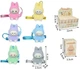 Бархатный брелок UFT Лабубу POP MART сюрприз Mini Monster Labu сидячий рандомный персонаж (UFTMiniM2) - изображение 3