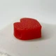 Намистины пластиковые Finding Сердце плоское с поперечным отверстием Красное 13 мм х 12 мм х 5 мм - изображение 2