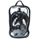 Маска для плавання Marlin CRUISE black/black/black S/M повнолицева маска для снорклінгу - зображення 9