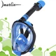 Полнолицевая маска для плавания Marlin TRAVEL black/blue/blue S/M - изображение 1