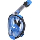 Полнолицевая маска для плавания Marlin TRAVEL black/blue/blue S/M - изображение 3