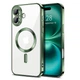 Чехол Fiji Chrome для Apple iPhone 17 с MagSafe и защитой камер Green - изображение 1