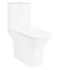 Напольный унитаз Qtap Presto Quadro Rimless с сиденьем Slim Duroplast/ Soft-close/ Quick Release QT24221215AW - изображение 1