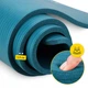 Коврик (мат) спортивный 4FIZJO NBR 180 x 60 x 1.5 см для йоги и фитнеса Sea Green (P-5905973406734) - изображение 2