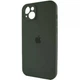 Чохол Silicone Premium case з захистом камери для iPhone 14 Full Camera Protective green 0453 - изображение 3