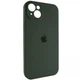 Чохол Silicone Premium case з захистом камери для iPhone 14 Full Camera Protective green 0453 - изображение 4