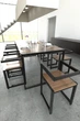 Стул с подлокотниками в стиле лофт EcoLoft Кренто DSP-1287-8 Дуб Ливорно - изображение 2