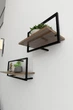 Комплект настенных полок в стиле лофт EcoLoft Кадро DSP-1288-8 Ливорно - изображение 3