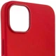 Чохол Silicone Premium case MagSafe з захистом камери та дисплея для iPhone 13 та iPhone 14 Full Protective red 0996 - изображение 4