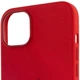 Чохол Silicone Premium case MagSafe з захистом камери та дисплея для iPhone 13 та iPhone 14 Full Protective red 0996 - изображение 5