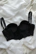 Чорний корсет із сатину з чашкою Perfect Female Чорний 75D (183CO-32-bl) - изображение 8