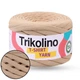 Трикотажная пряжа Trikolino 7-9mm S, Латте, 30м, для вязания корзин, ковриков, сумок, косметичек, Триколино - изображение 1
