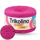 Трикотажная пряжа Trikolino 7-9mm S, Розовая фуксия, 30м, для вязания корзин, ковриков, сумок, косметичек, Триколино - изображение 1