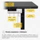 Стіл Mealux PowerDesk Energy Black з електрорегулюванням висоти (арт. EVO-201 Energy B/B) - зображення 12