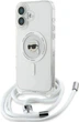 Etui plecki Karl Lagerfeld Karl Head na Apple iPhone 16 z MagSafe ze sznurkiem Cord Transparent (3666339320522) - obraz 4