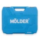 Професійний набір інструментів в кейсі Molder 1/2", 1/4" 72 T, CR-V, 82од. MT60082 - зображення 4