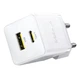 Сетевое зарядное устройство Baseus Palm Fast Charger C+U 30W + Кабель Type-C to Type-C White - изображение 3
