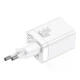 Мережевий зарядний пристрій Baseus Super Si Pro Quick Charger Type-C + USB 30W White - зображення 5